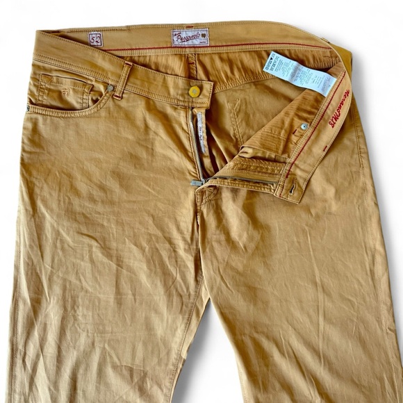 Marco Pescarolo - Brown/Orange - Cotton Silk - 5 Pocket Pant - Italy - 36x32 - Picture 8 of 12